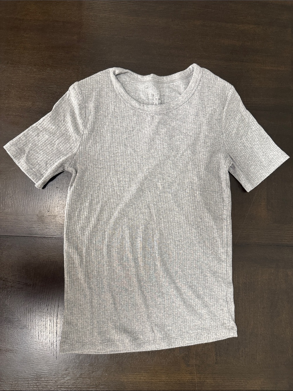 A new day ribbed gray shirt size small great condition